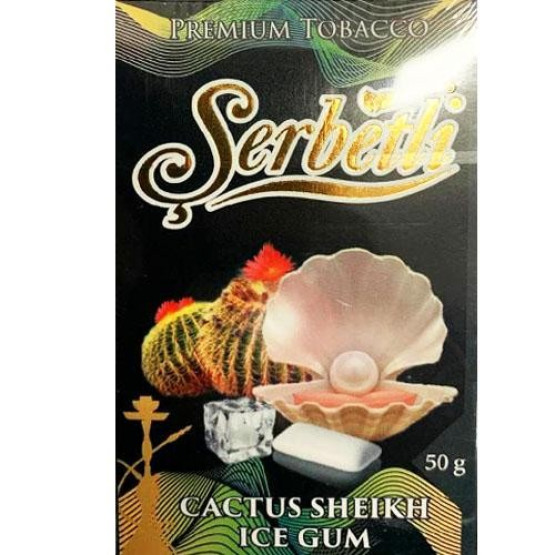 Serbetli Cactus Sheikh Ice Gum (Кактус Шейх Лед Жвачка) 50 грамм