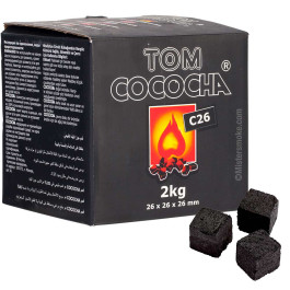 Уголь кокосовый Tom Cococha С26 2 кг (125 шт) Уголь кокосовый Tom Cococha С26 2 кг (125 шт)